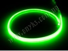 Гибкий неон 220В SMD 2835/120 (IP67) Зелёный (круглый)